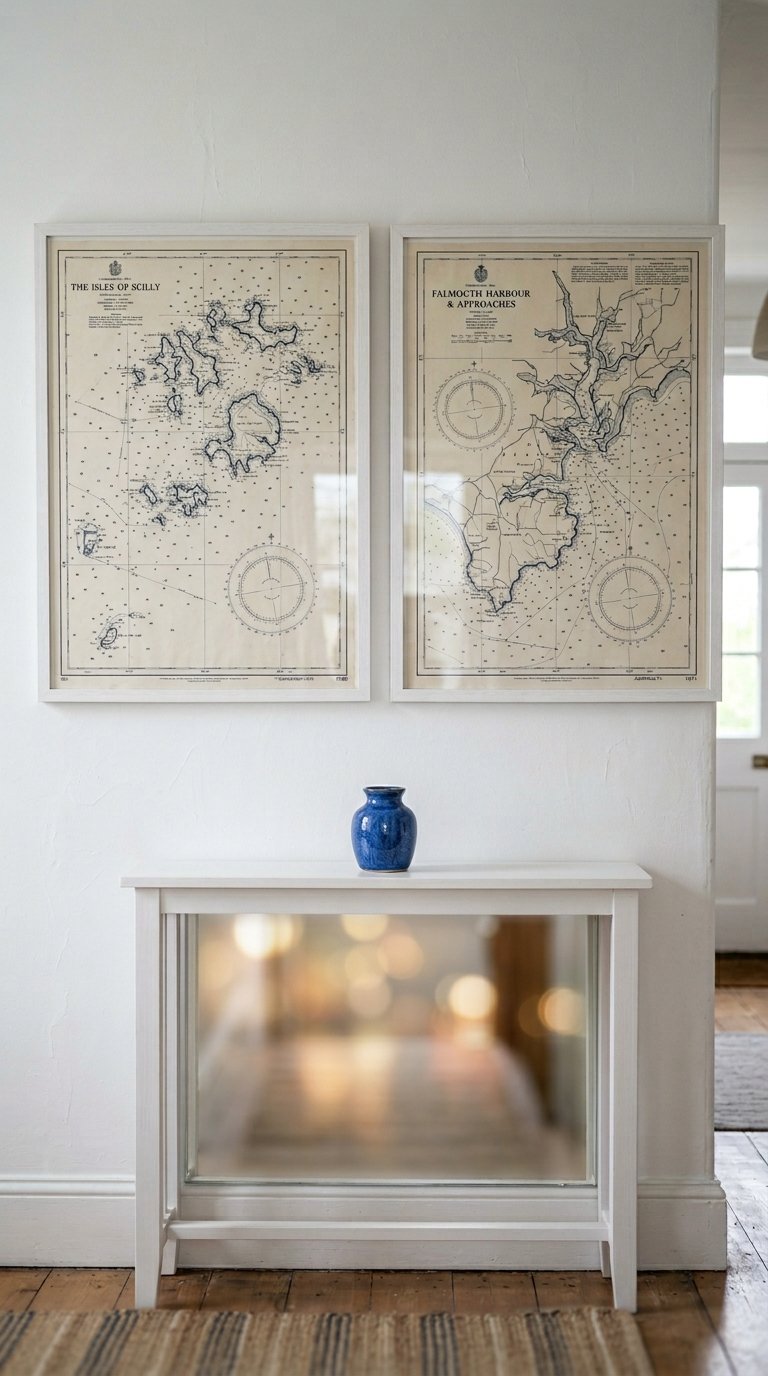 Hang Nautical Chart Art