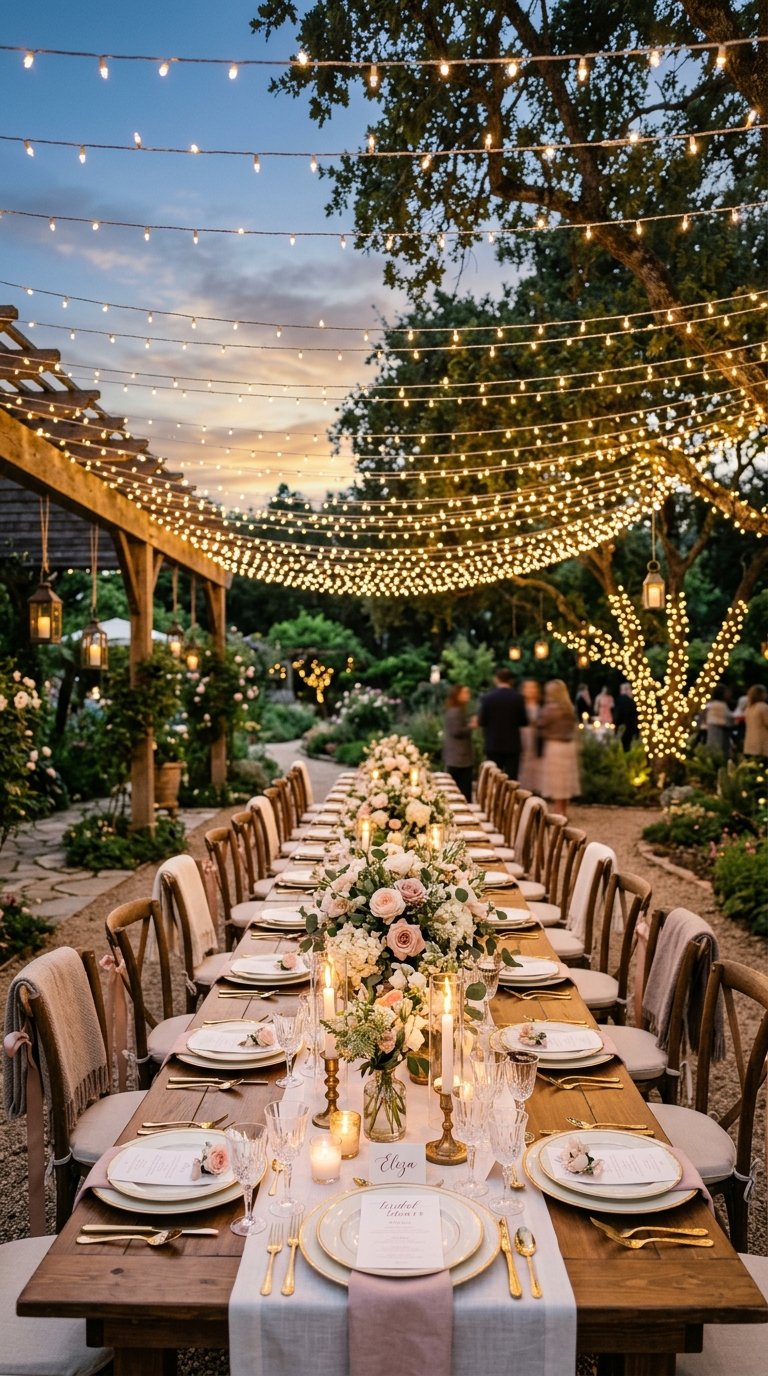 Hang String Lights for Ambiance