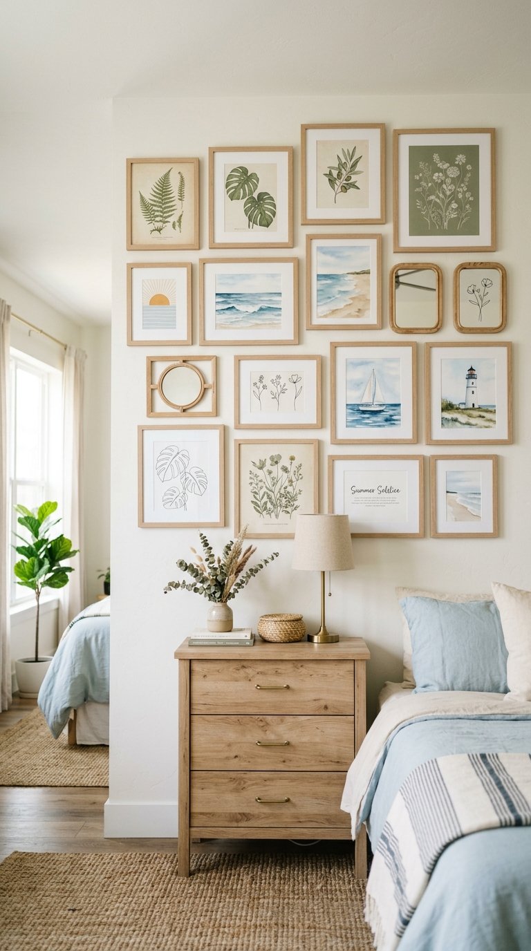 Hang a Gallery Wall With Summer-Themed Prints