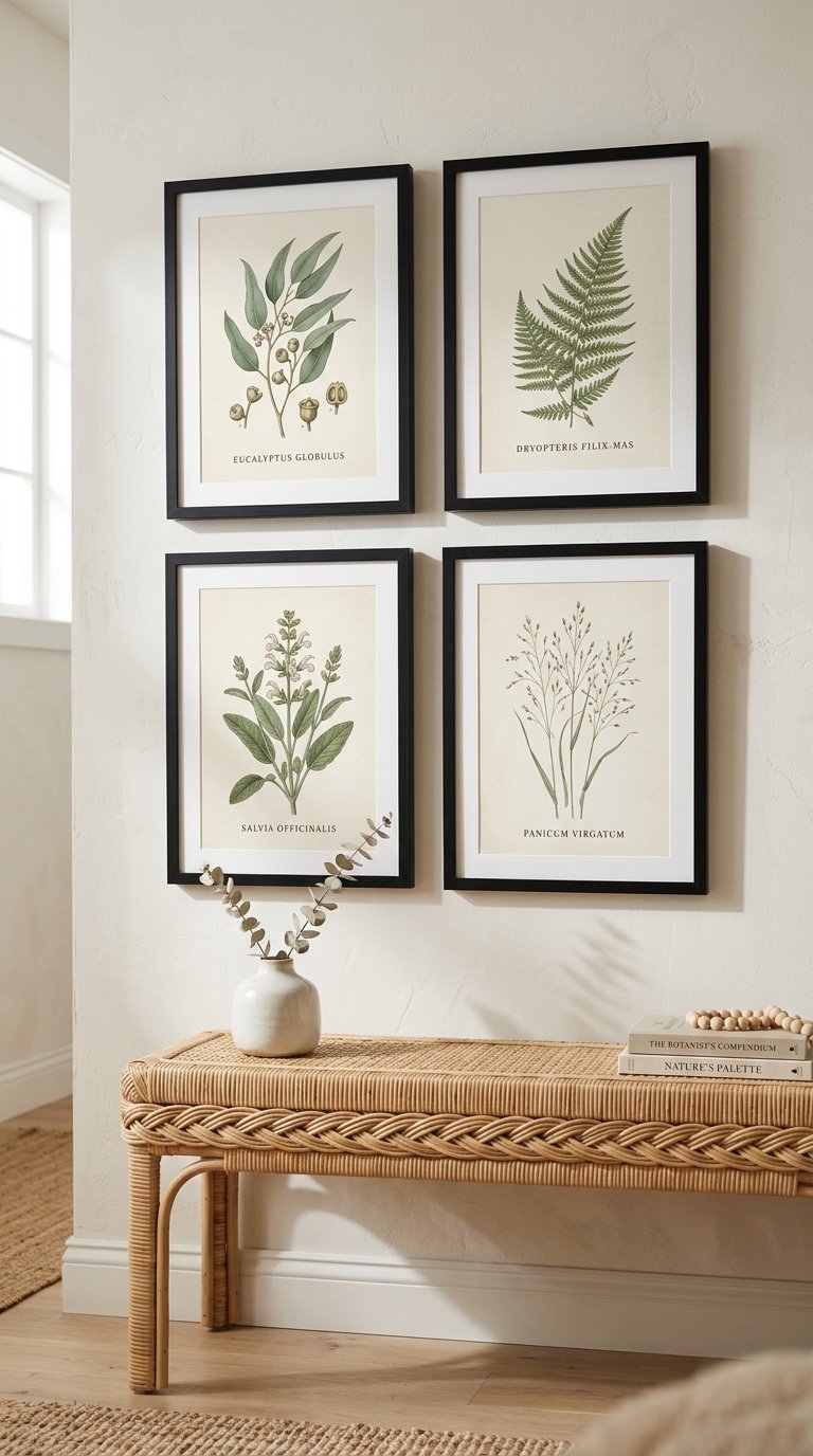 Hang a Gallery Wall of Botanical Prints