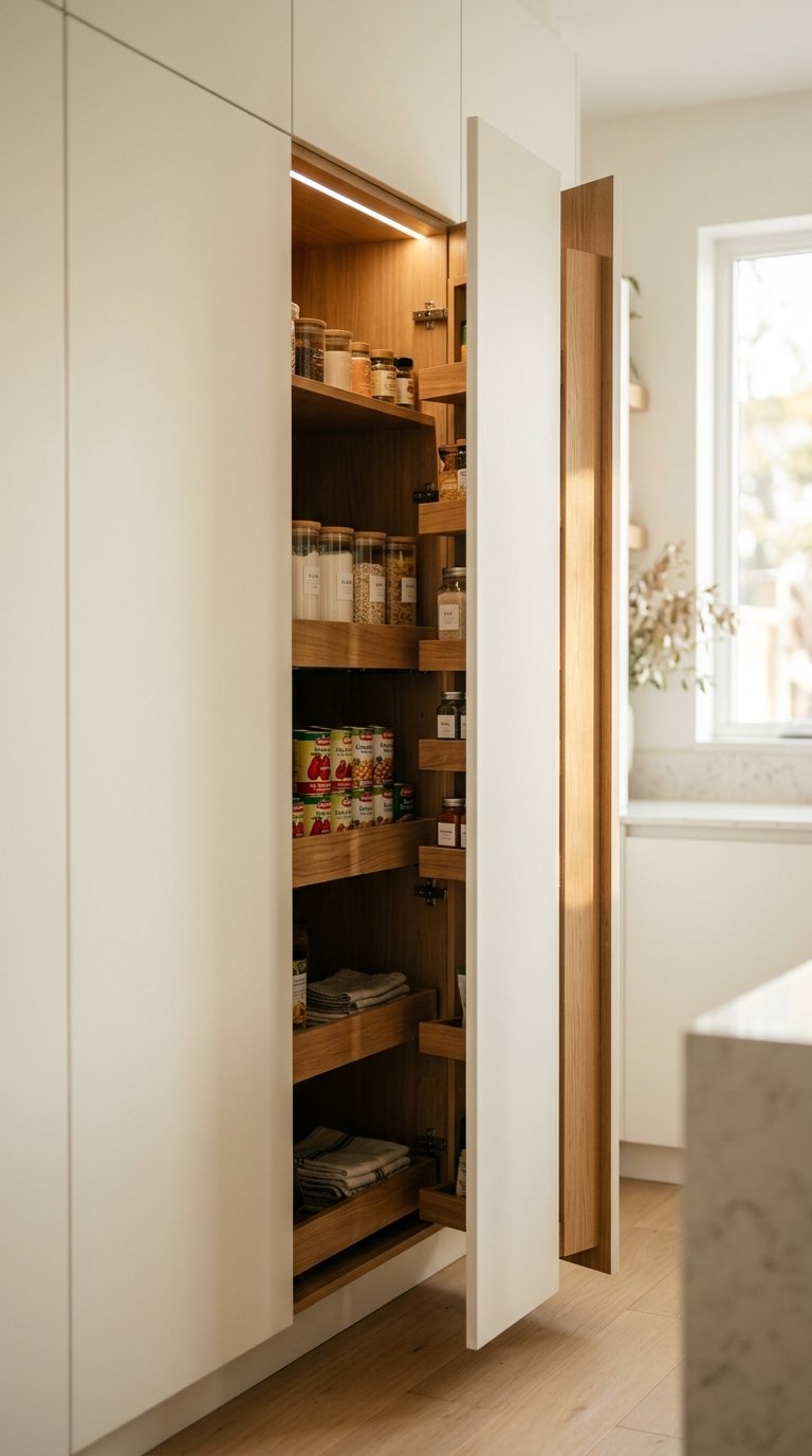 Hidden Pantry Storage