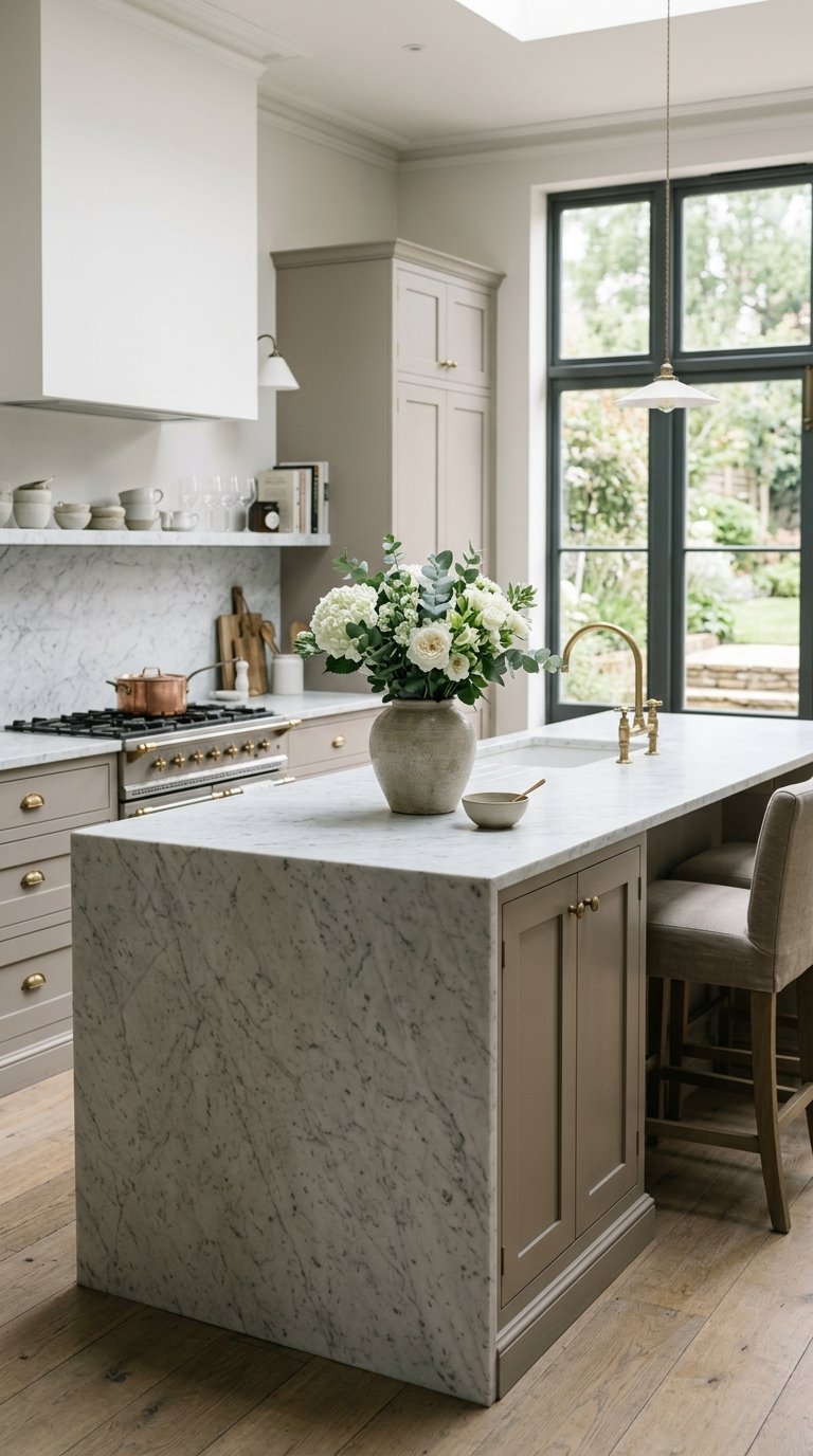 Honed Marble Countertops