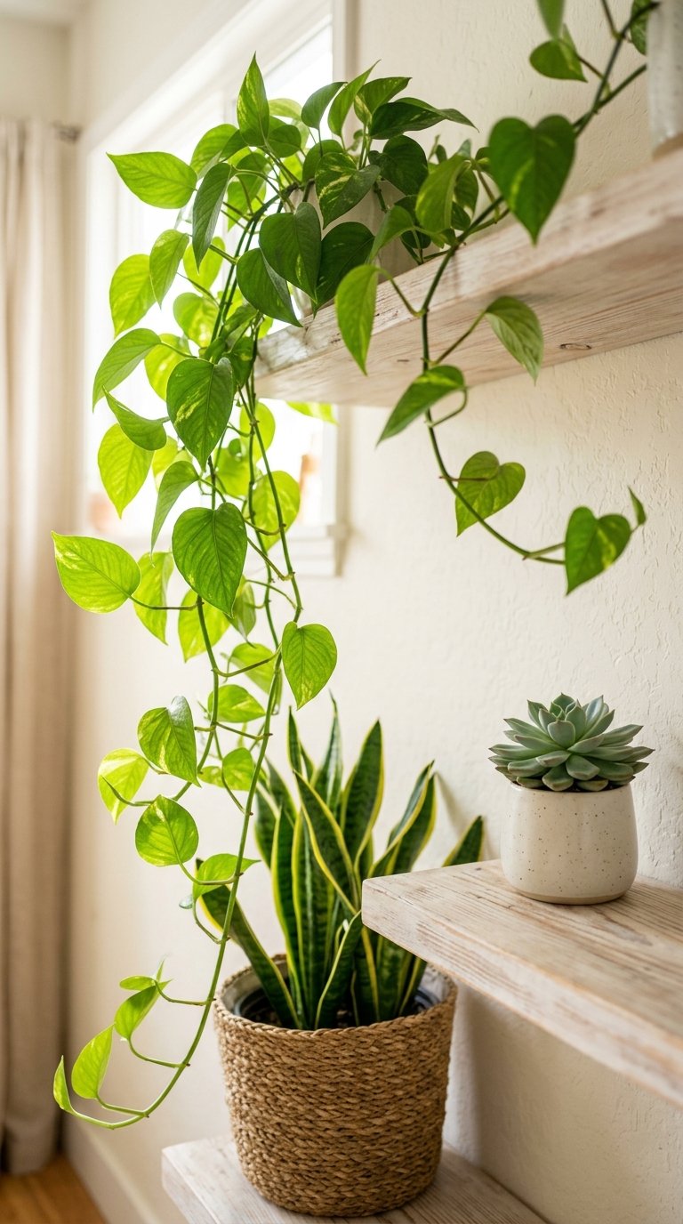 Incorporate Living Plants for a Fresh, Organic Coastal Atmosphere