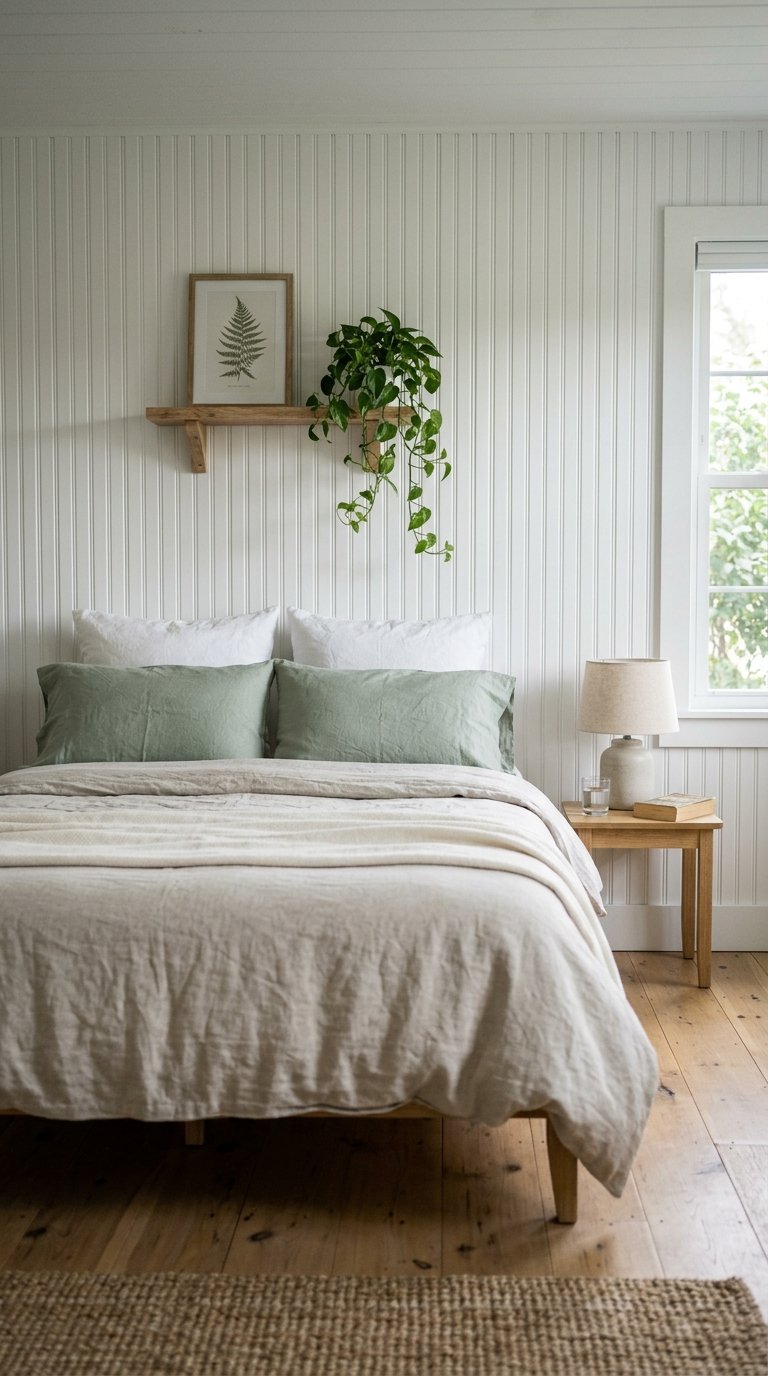 Install Beadboard Paneling on a Feature Wall for Under $100