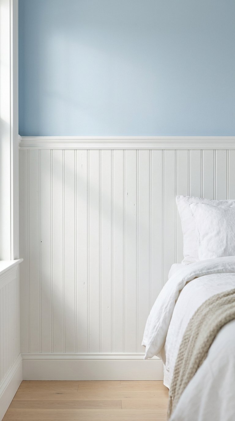 Install Beadboard Wainscoting on the Lower Half of Your Walls