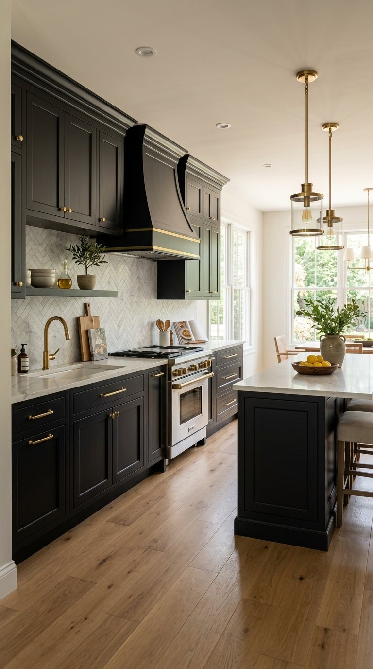 Install Black Shaker Cabinets for a Classic Meets Modern Look