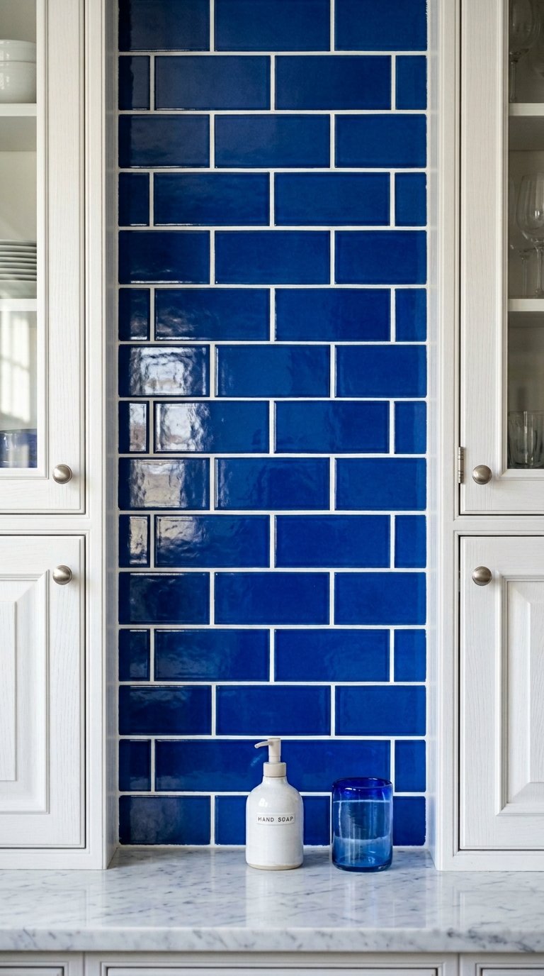 Install Blue Subway Tile in the Kitchen or Bathroom