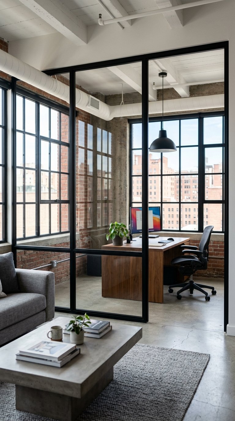 Install Glass Partition Panels