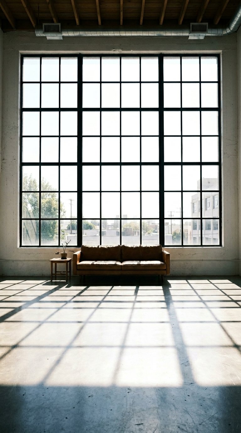 Install Oversized Industrial Windows to Maximise Light