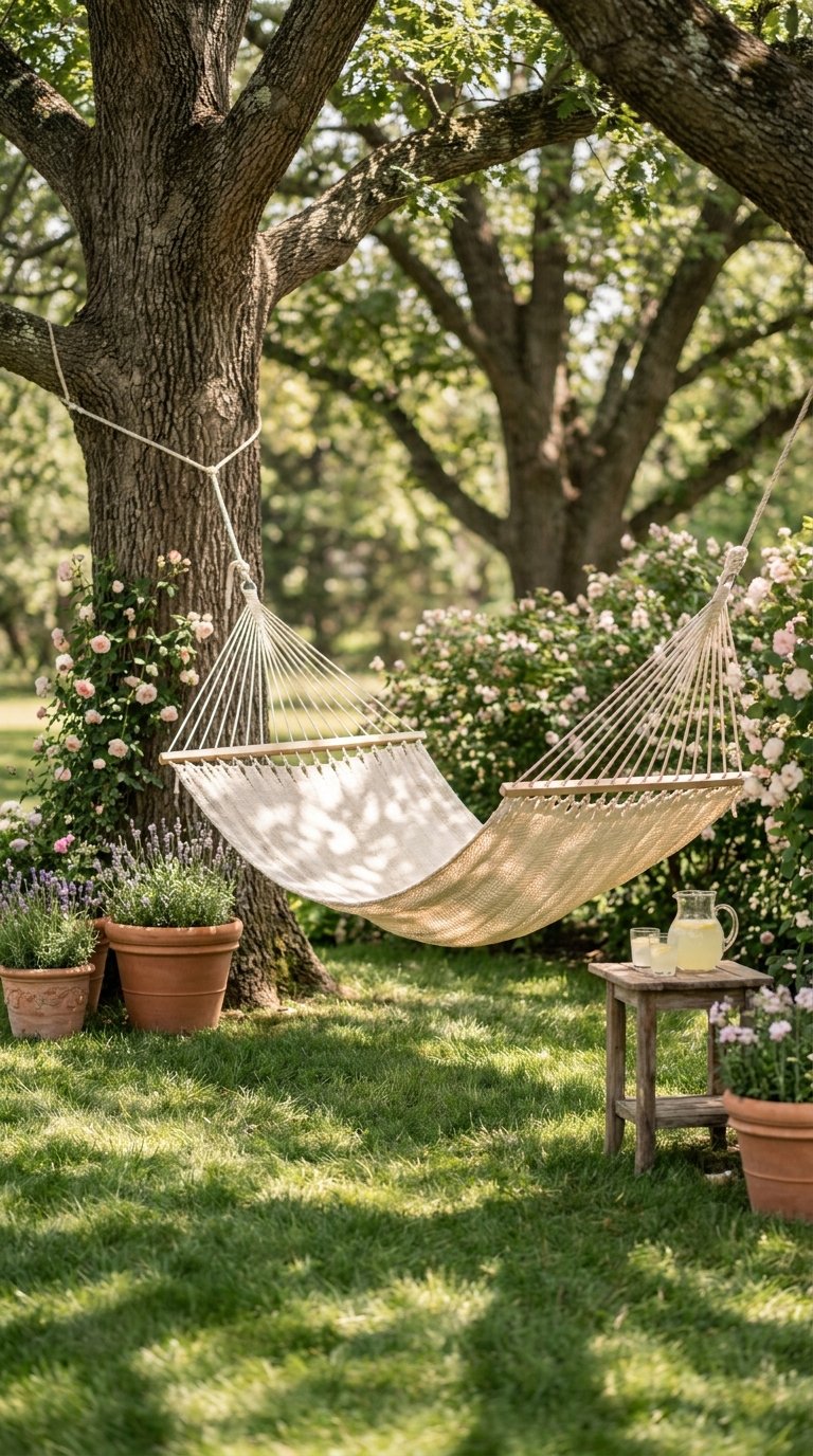 Install a Garden Hammock