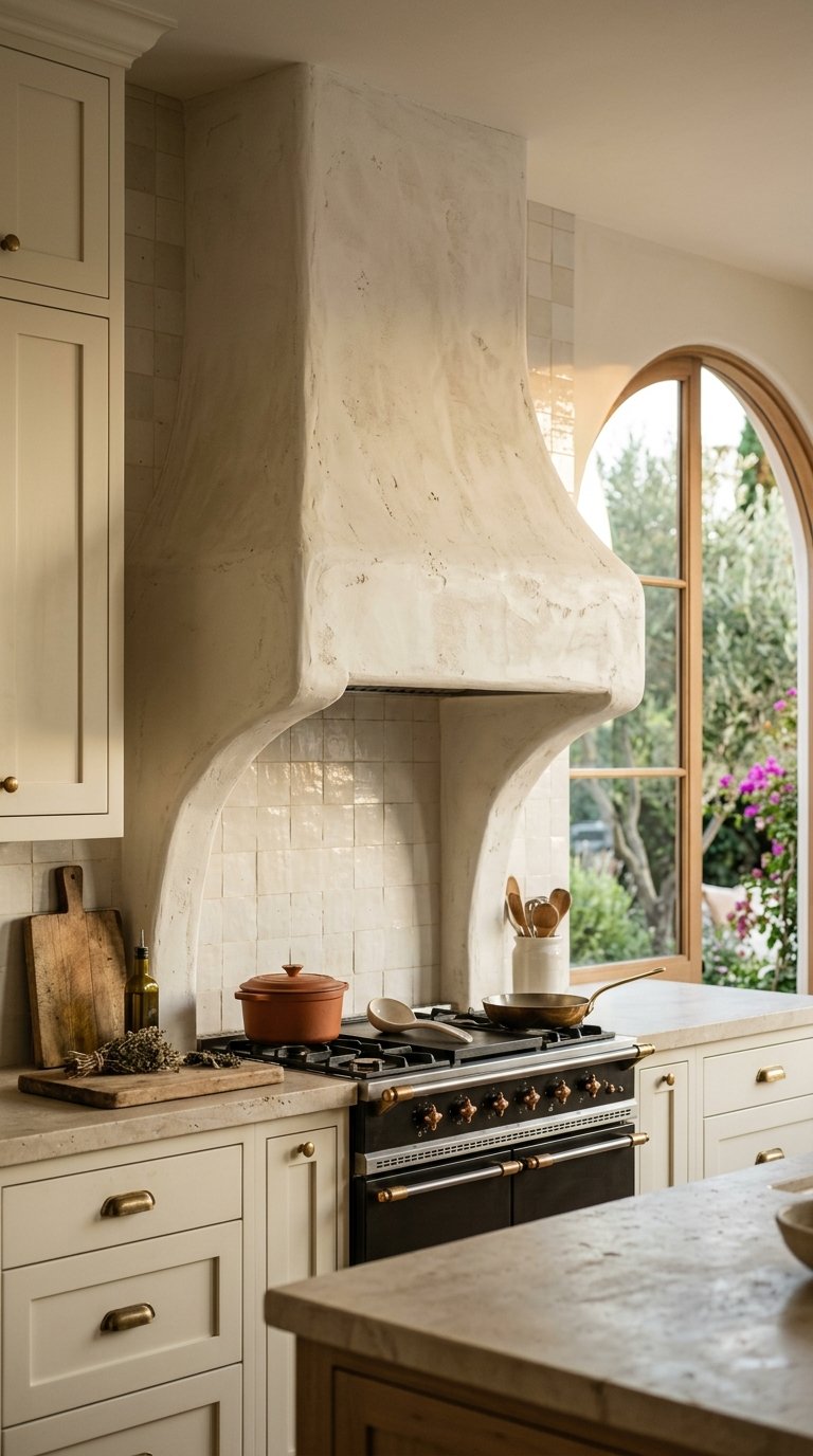 Install a Hand-Plastered Range Hood