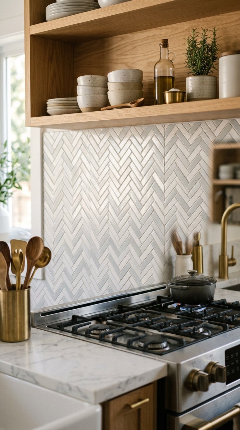 Install a Peel-and-Stick Backsplash in a Fresh Pattern