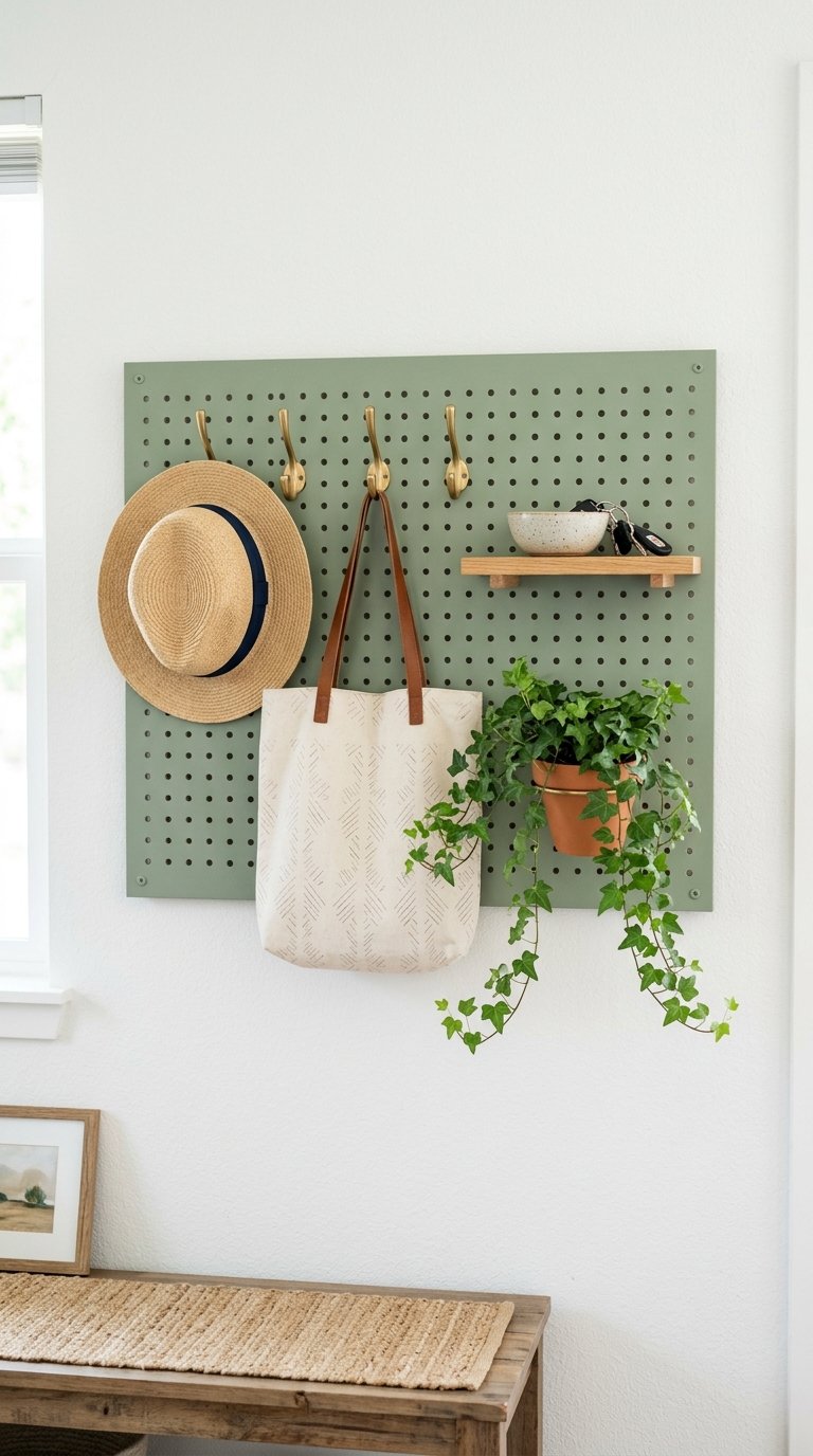 Install a Pegboard for Functional Organization