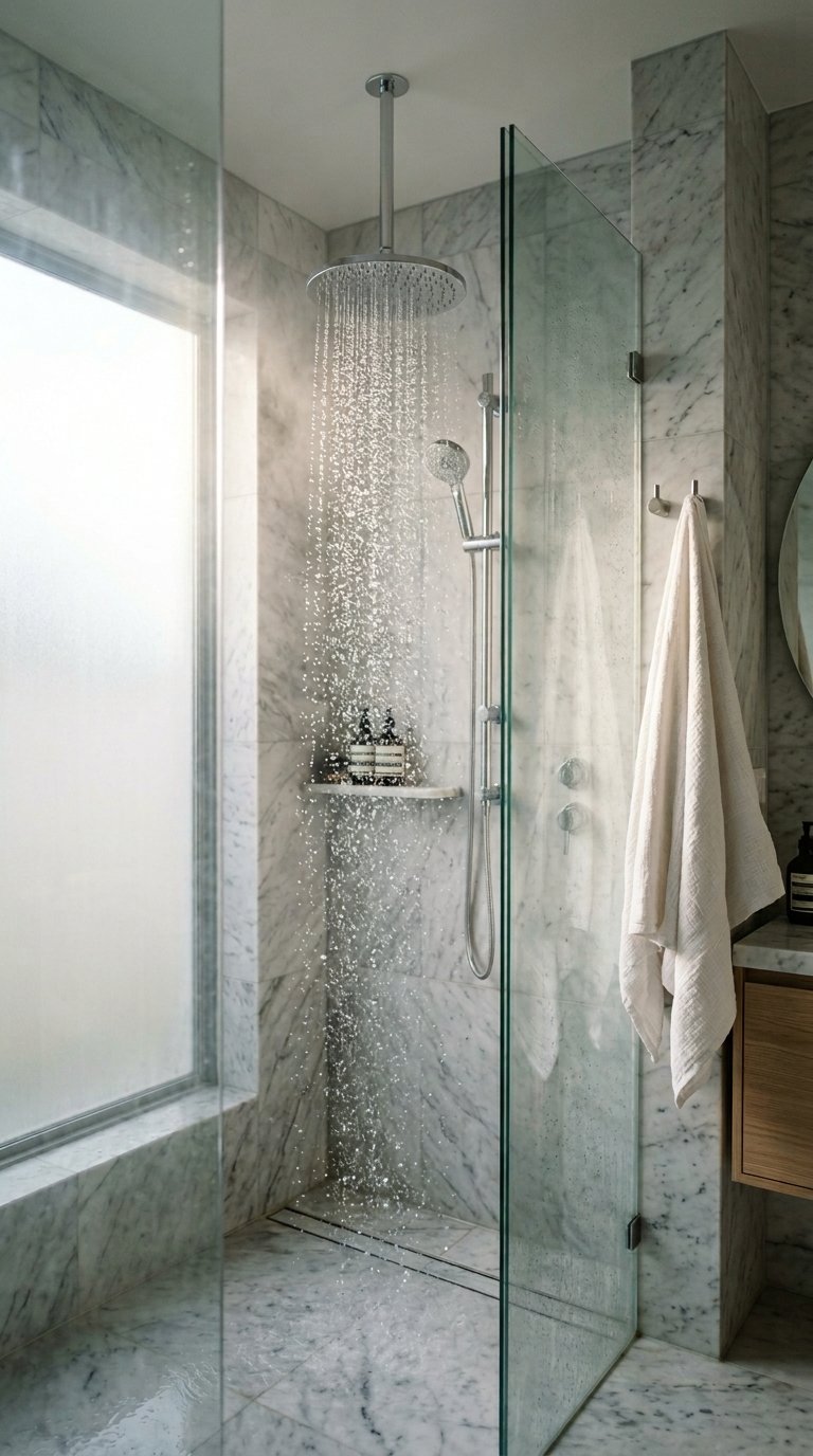 Install a Rainfall Shower Head