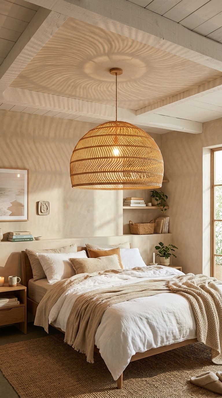 Install a Rattan or Woven Pendant Light