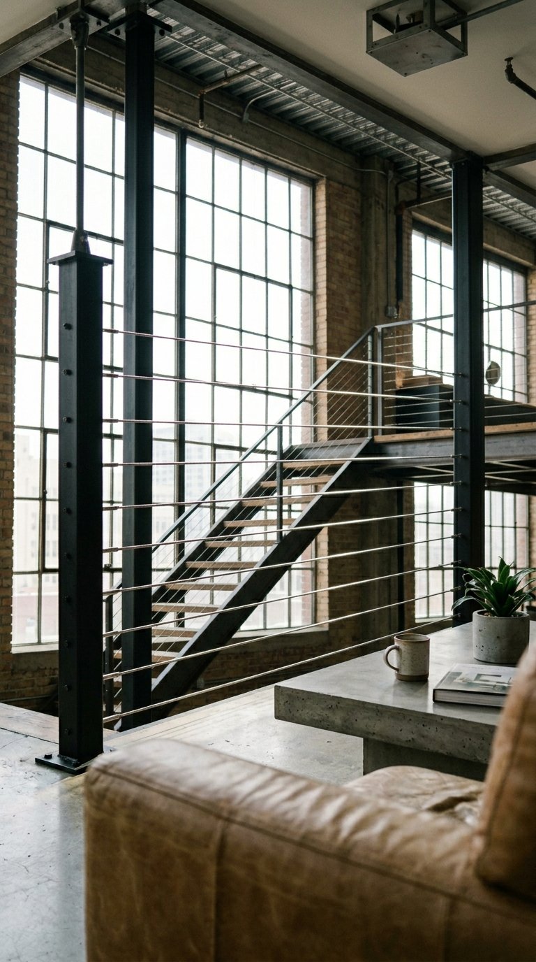 Install a Steel Cable Railing System as a Partition
