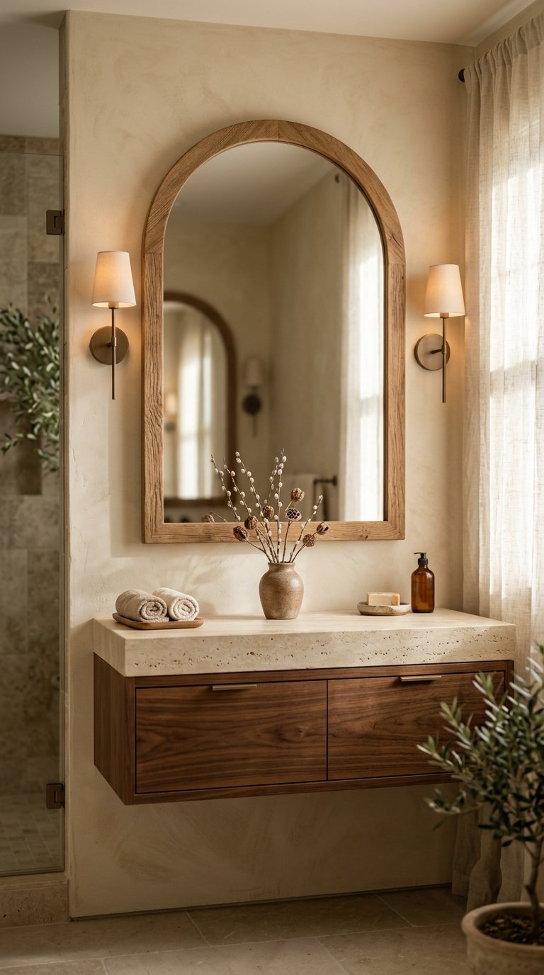 Install an Arched Mirror
