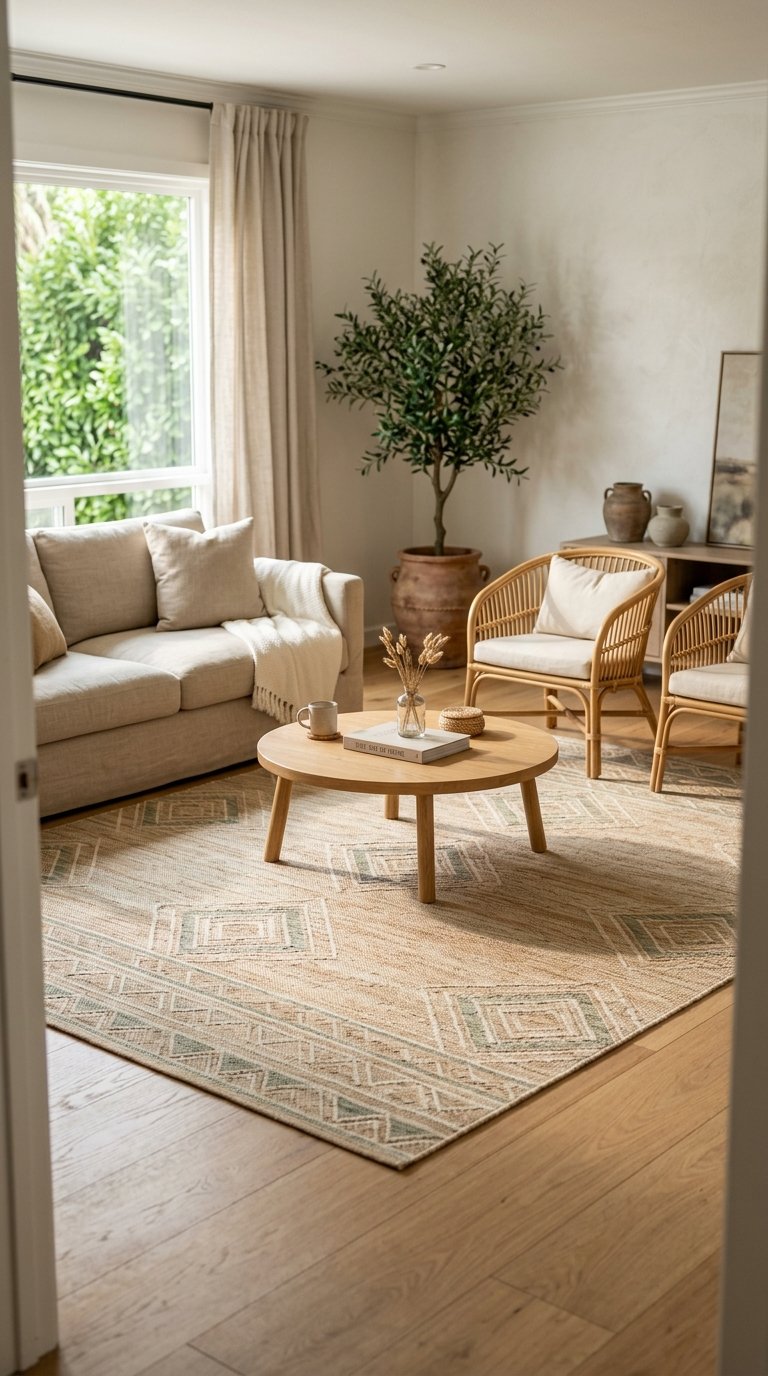Introduce a Lightweight Outdoor Rug Indoors