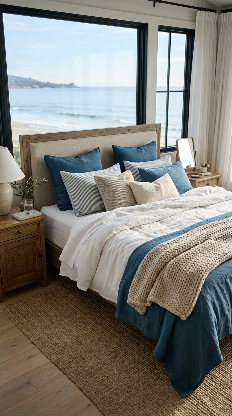 Invest in Quality Linen Bedding as the Room's Central Feature