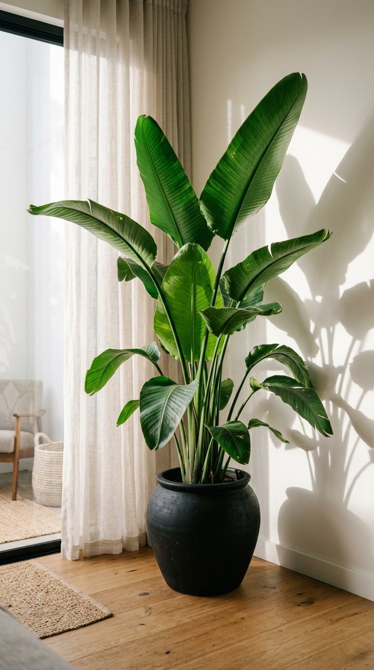 Large Indoor Plant in a Statement Pot