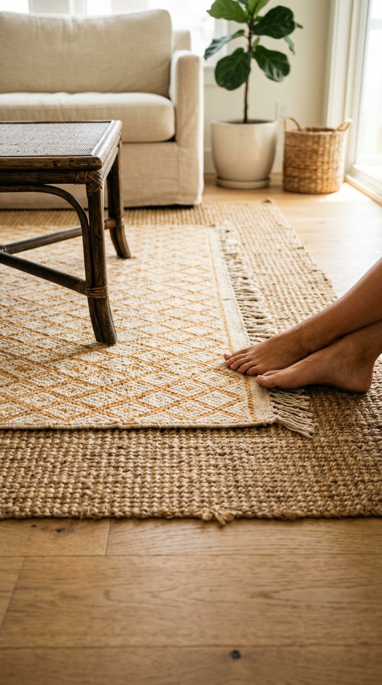 Layer Natural Fiber Rugs