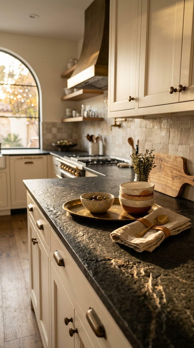 Leathered Granite Countertops