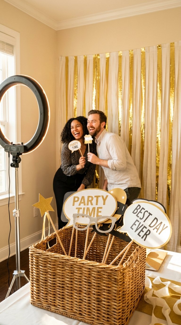 Make a DIY Photo Booth Corner