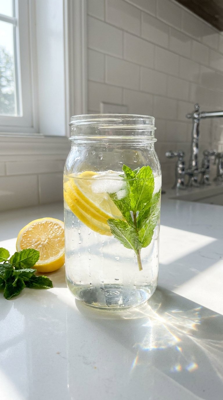 Make a Lemon-Infused Water Display on Your Counter