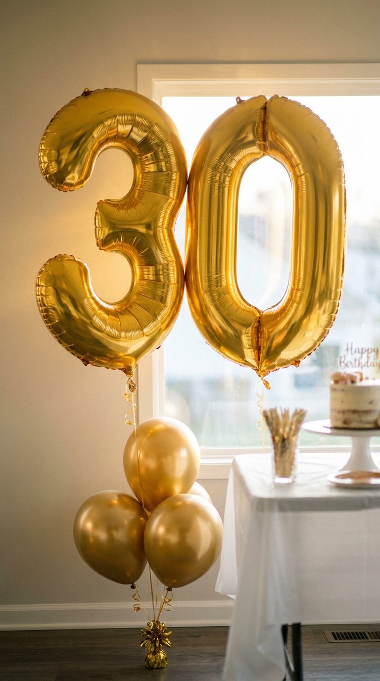 Make a Number Balloon Focal Point

