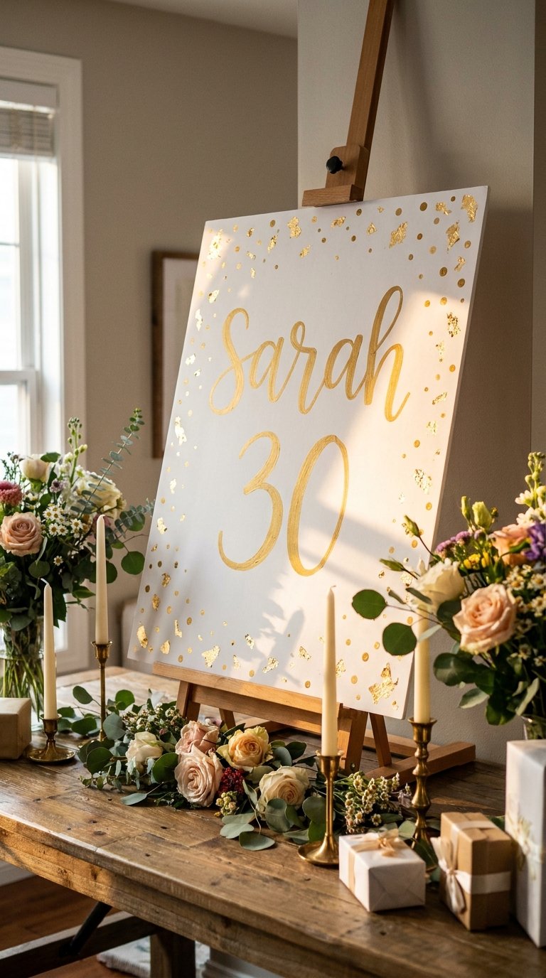 Make a Personalized Birthday Sign