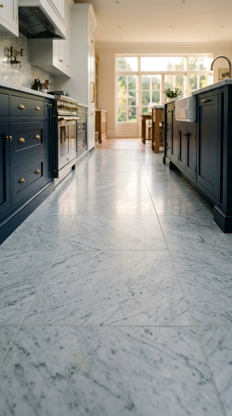 Marble or Stone Kitchen Flooring