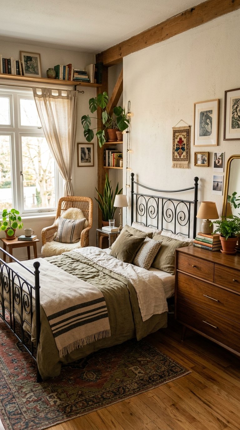 Mismatched Vintage Furniture From Different Eras