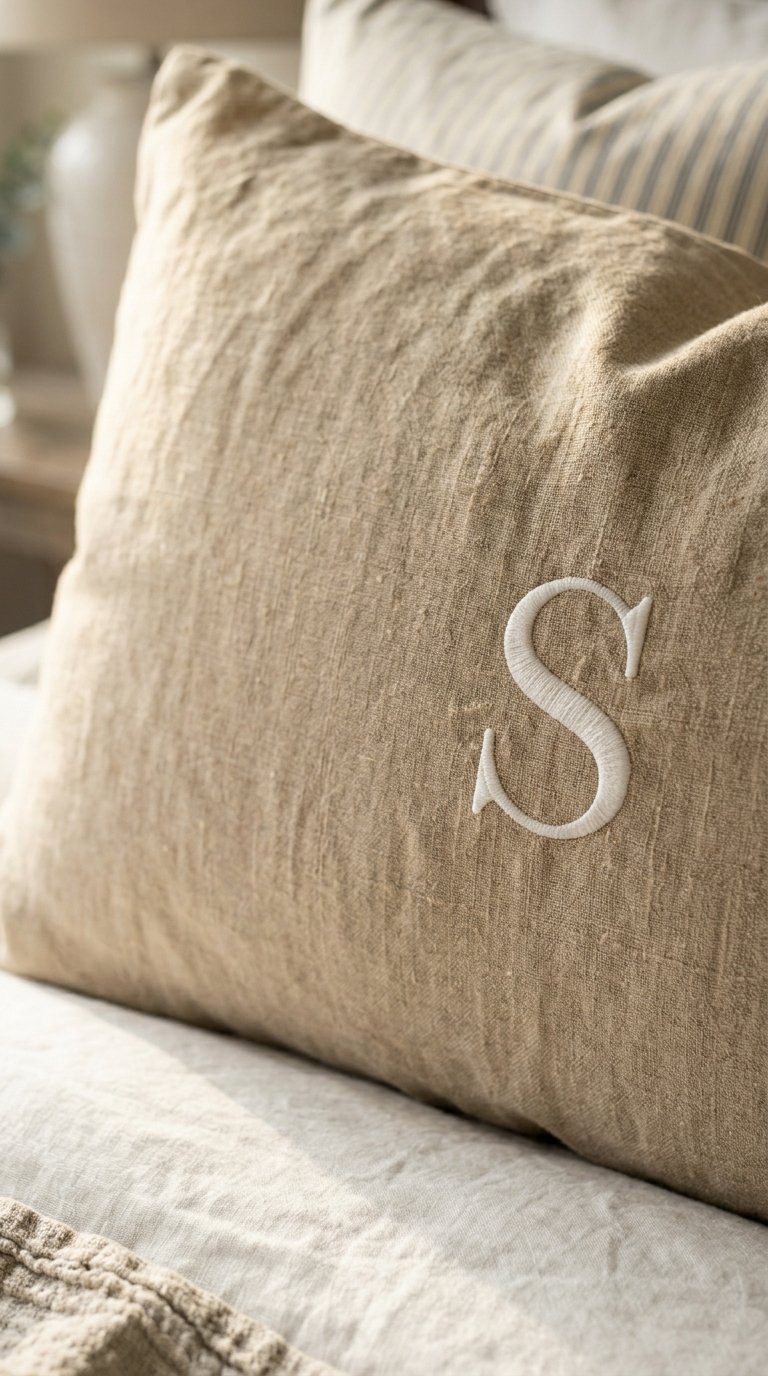 Monogrammed Bedding and Towels for a Personal Pottery Barn Touch