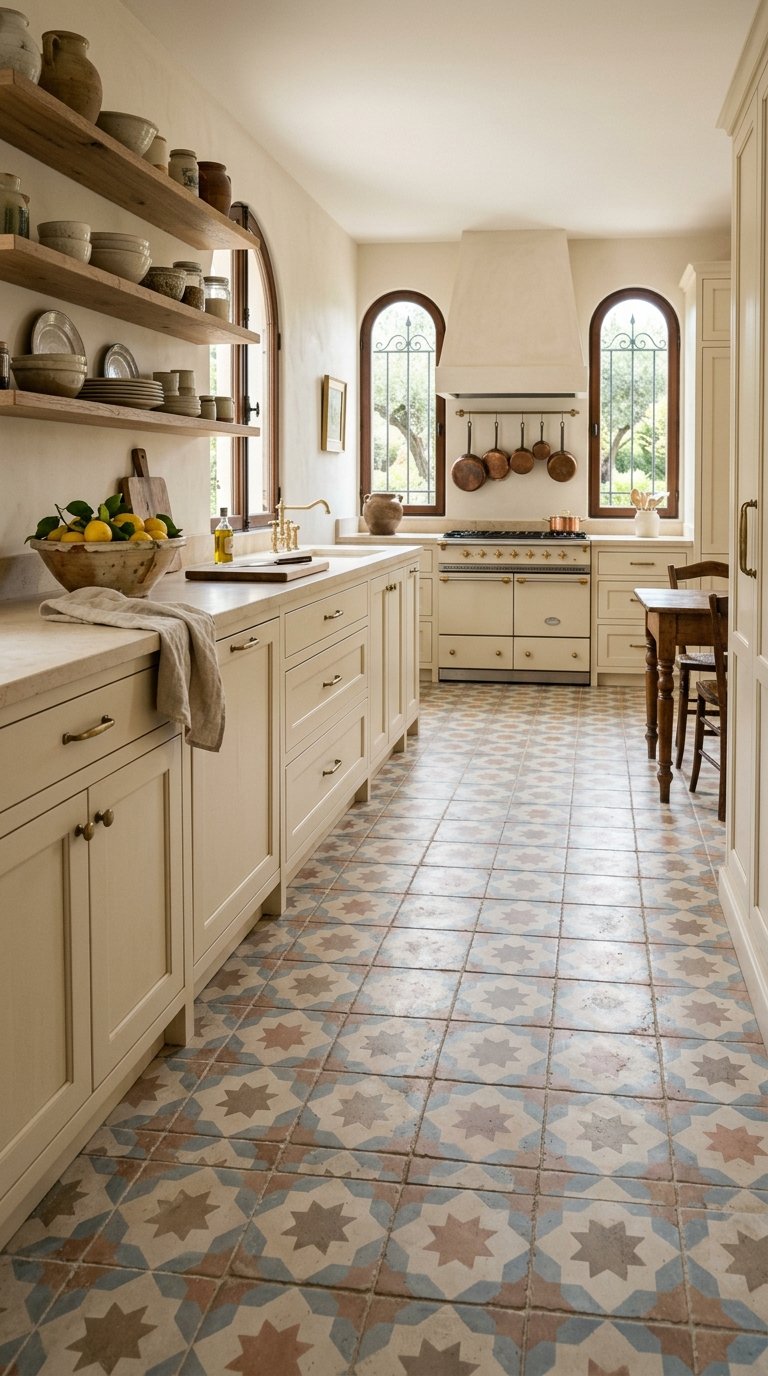 Moroccan Star and Cross Tile