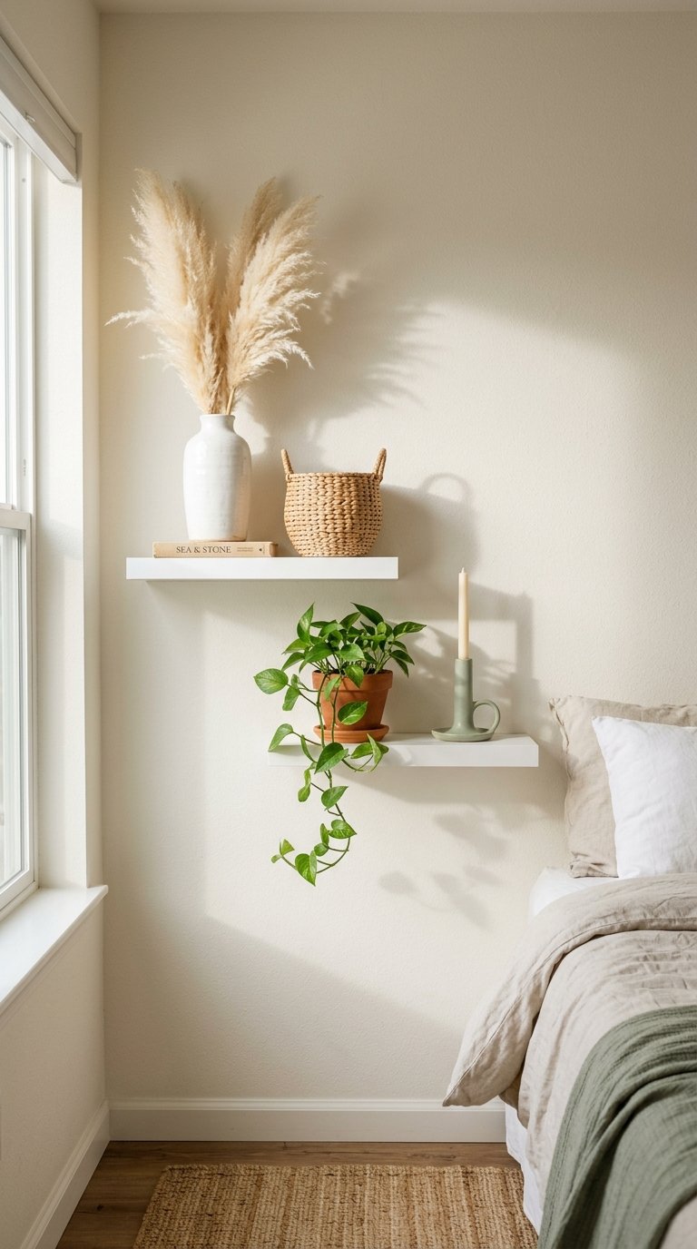 Mount Floating Shelves for Styled Coastal Display