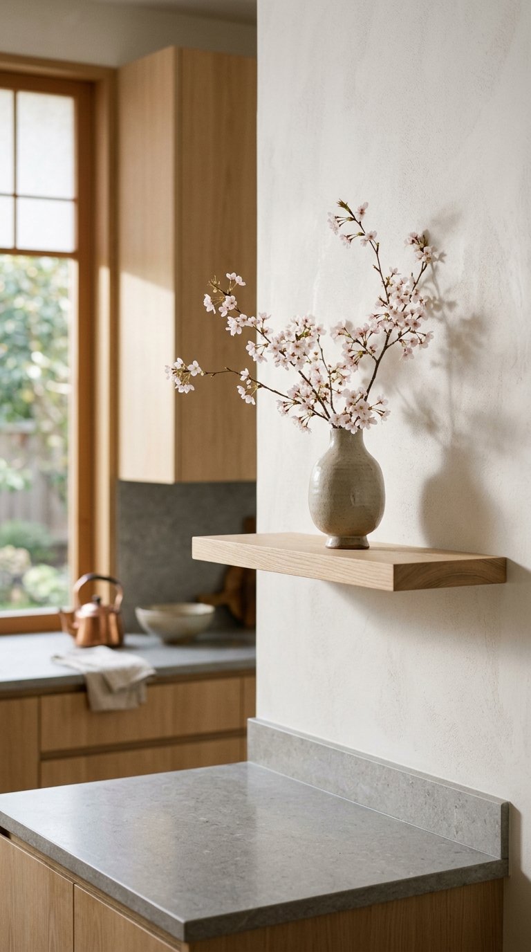 Mount a Simple Floating Shelf for a Kitchen Altar