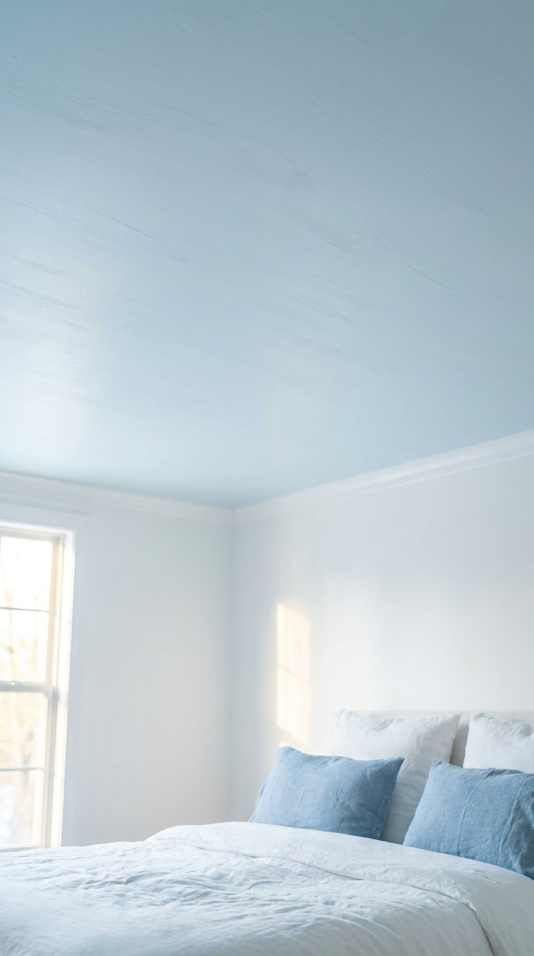 Paint Your Ceiling in a Pale Blue Wash