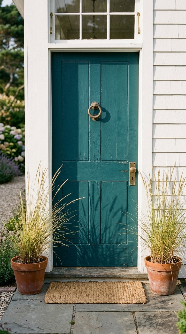 Paint Your Front Door a Coastal Accent Color