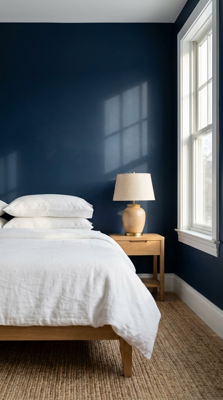 Paint Your Walls in Soft Navy Blue