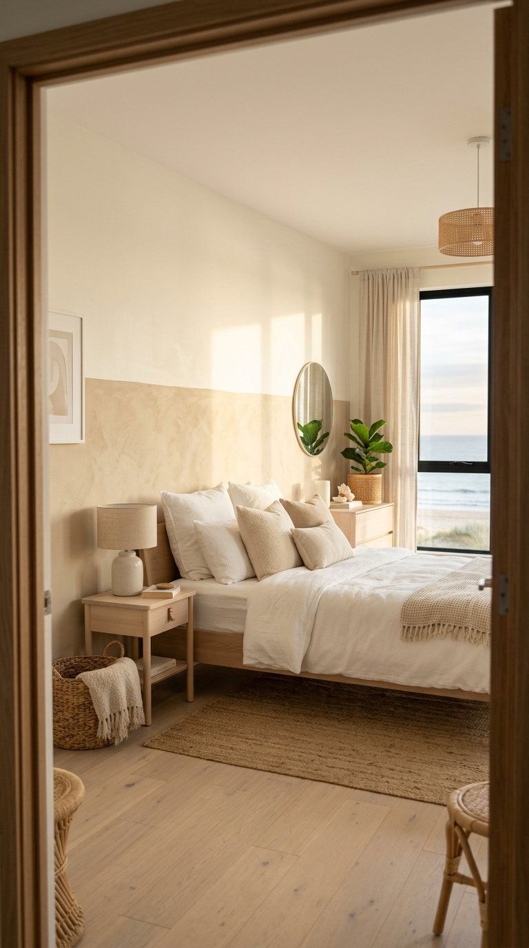 Paint Your Walls in Warm White or Soft Sandy Beige