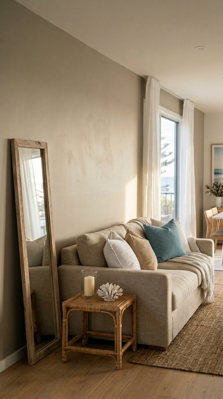 Paint an Accent Wall in a Warm Greige or Driftwood Tone