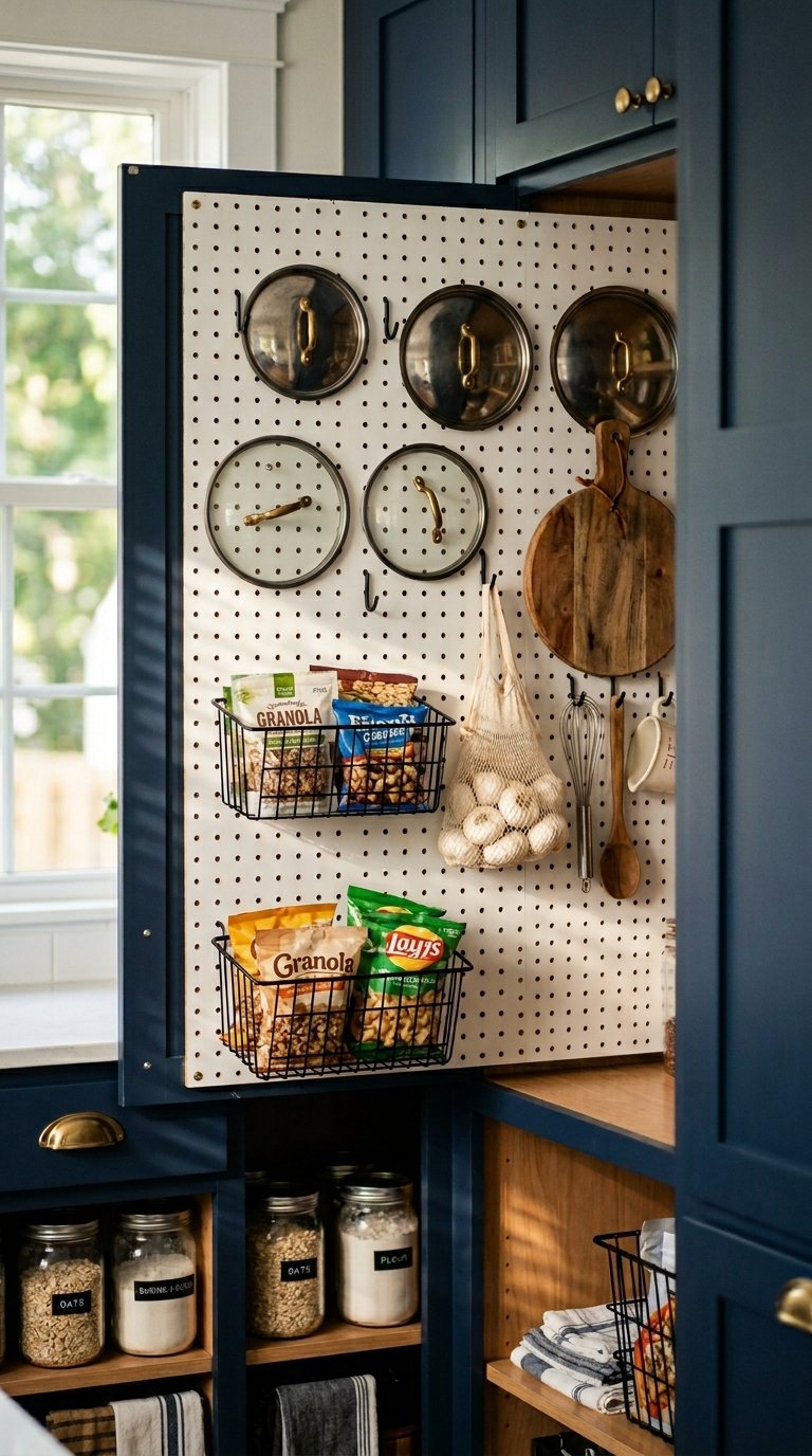 Pegboard Pantry Back Wall