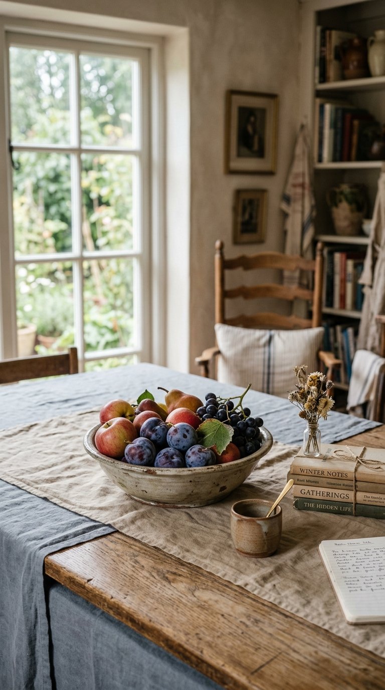 Personal Seasonal Fruit Collection in a Found Container