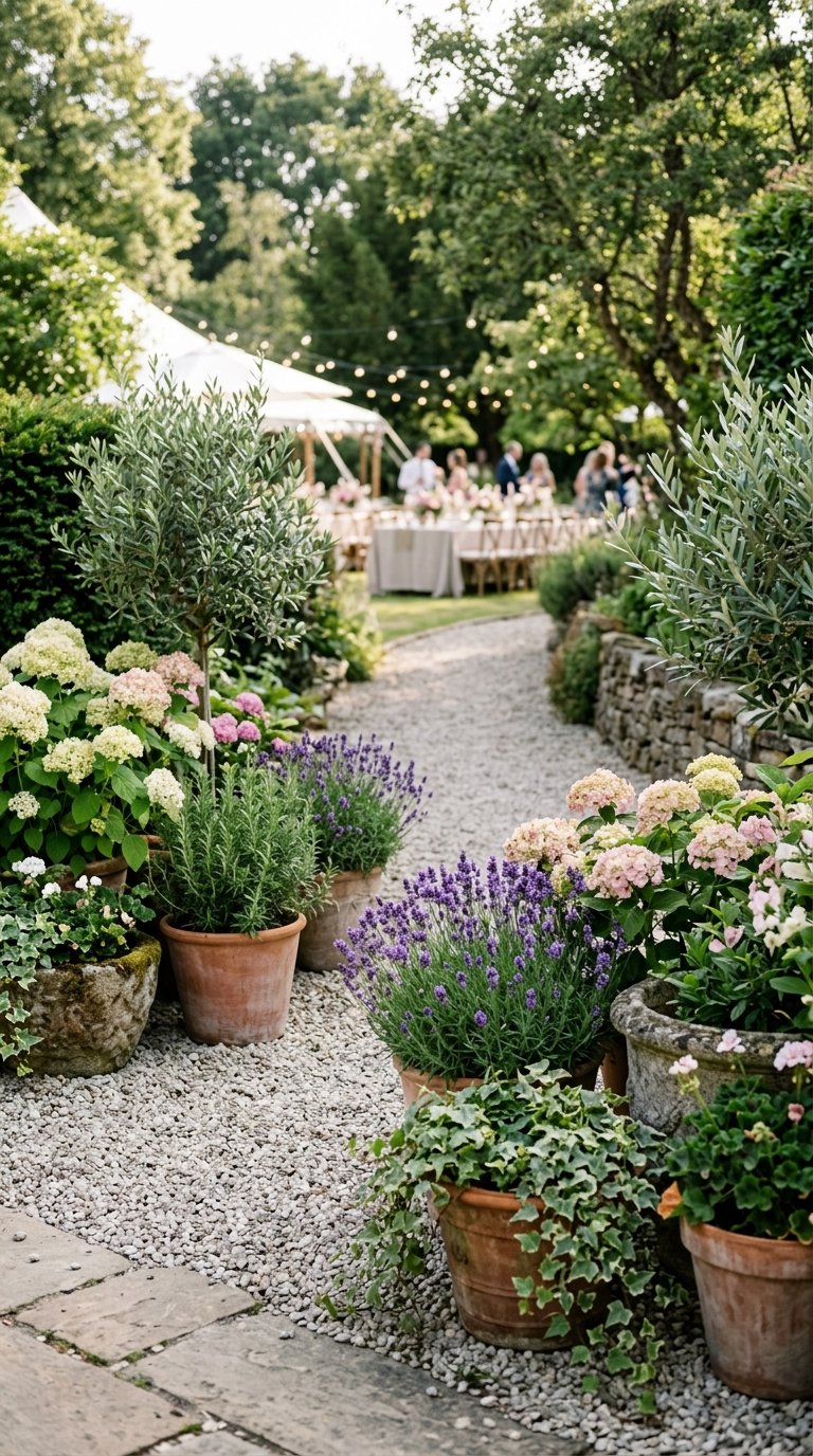 Place Potted Plants as Decoration