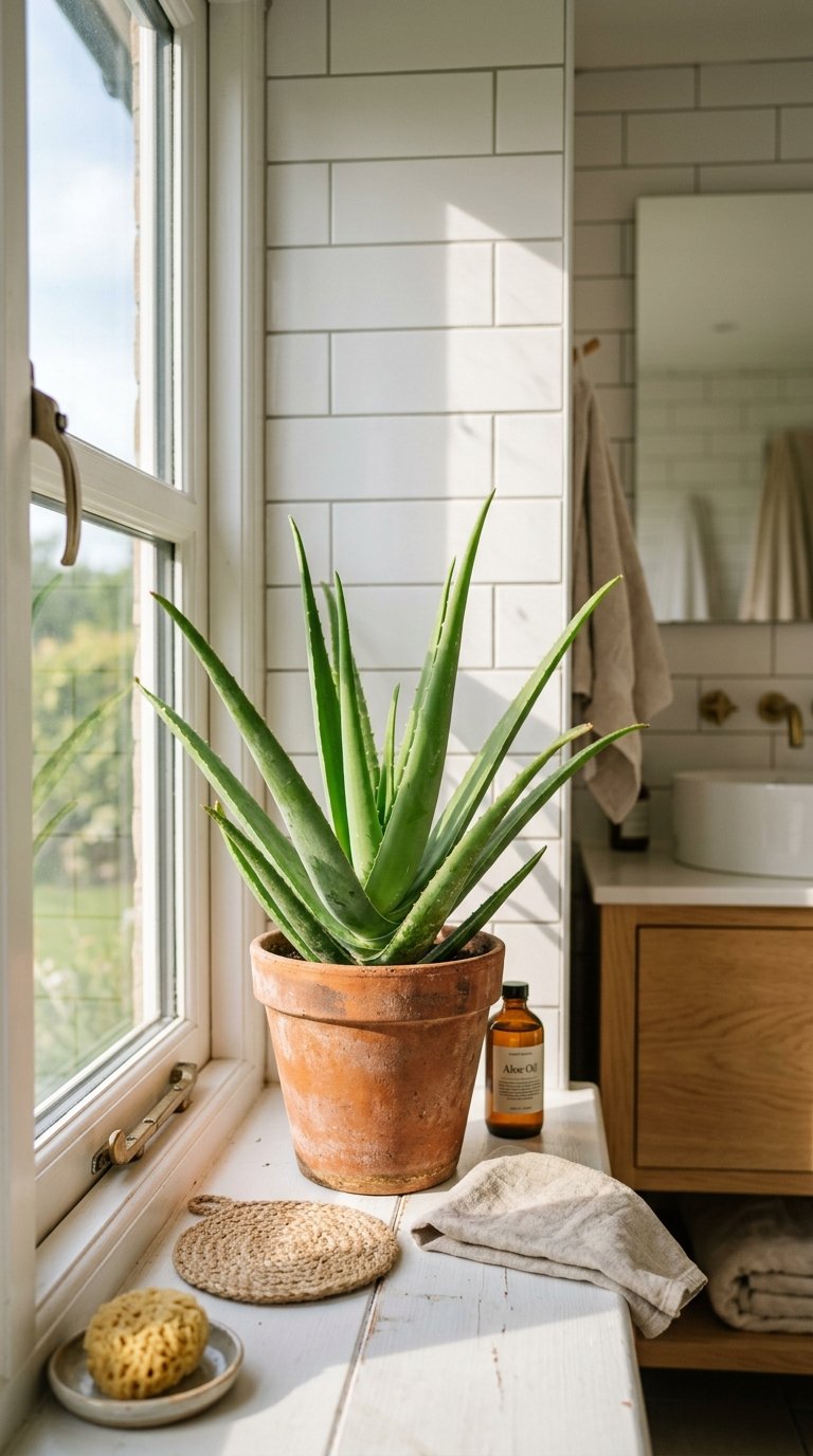 Place a Potted Plant on the Windowsill