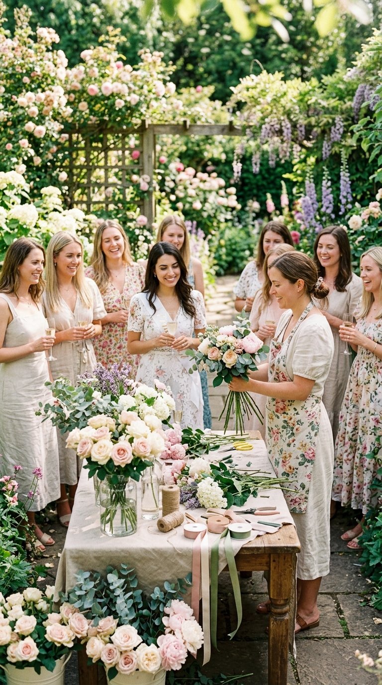 Plan a Garden Walk or Flower Arranging Demonstration
