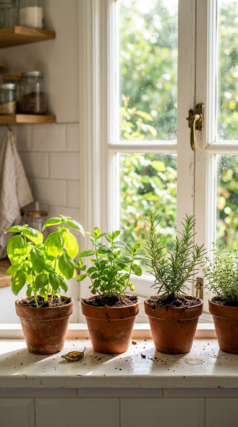 Plant a Container Herb Garden on Your Kitchen Windowsill