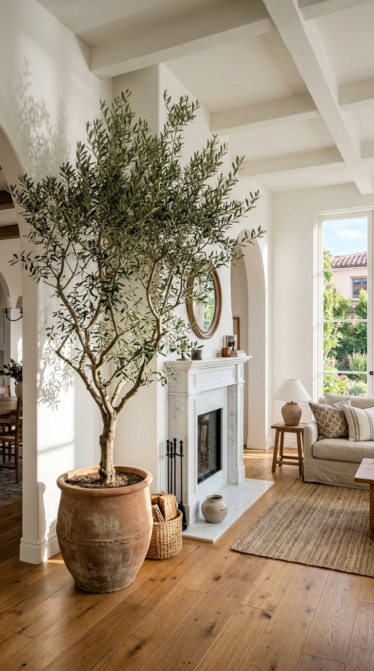 Potted Olive Tree