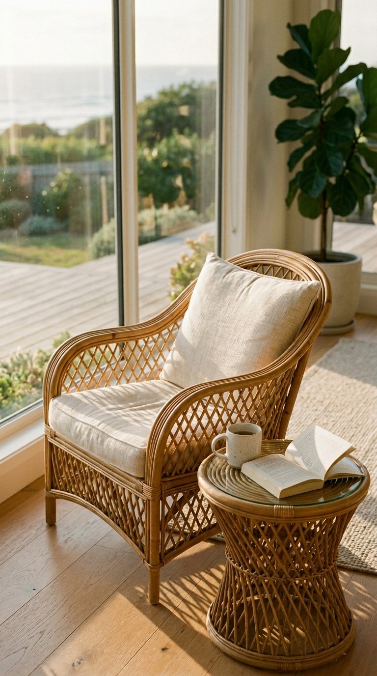 Rattan and Wicker Accent Furniture