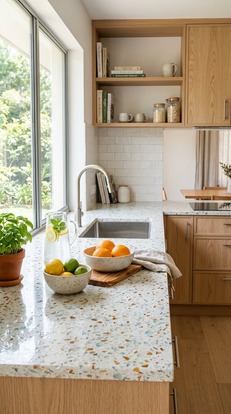 Recycled Glass Countertops